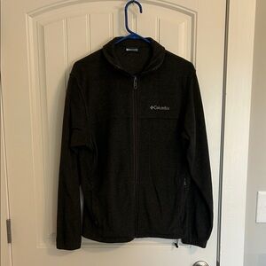 Columbia Charcoal Full-Zip Fleece Jacket